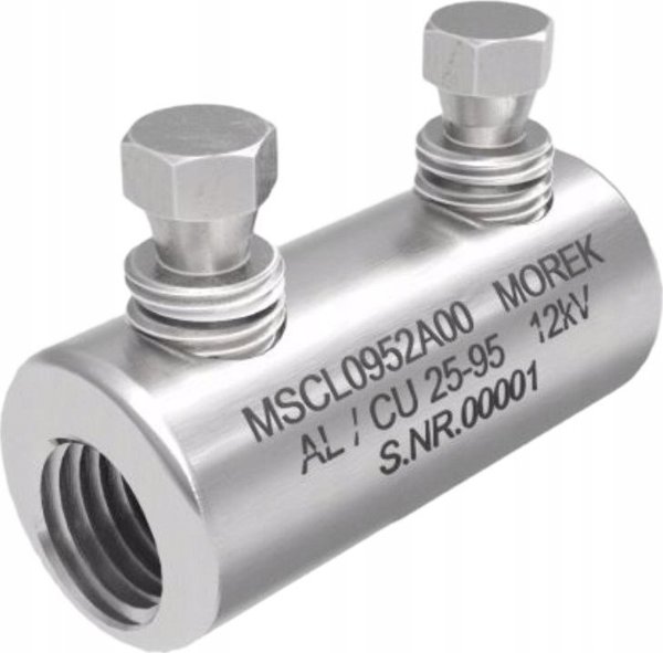 MOREK Βιδωτός σύνδεσμος MSCL95 Al/Cu 25-95mm² 12kV με 2 αλουμινένιες βίδες