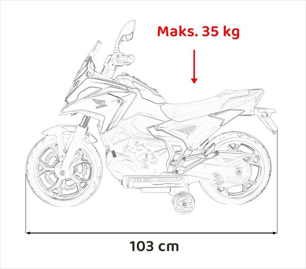 Μοτοσυκλέτα Honda NC750X λευκή