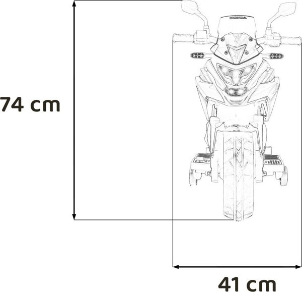Motor Honda NC750X Rozowy