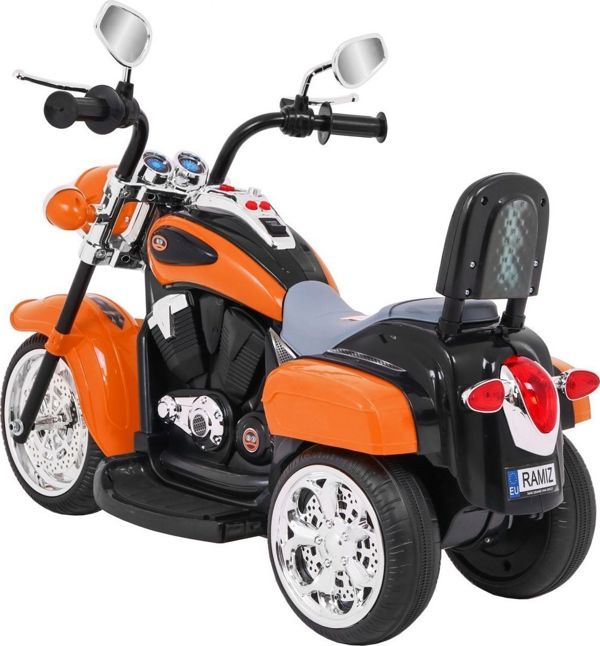 Motorek Chopper NightBike Πορτοκαλί