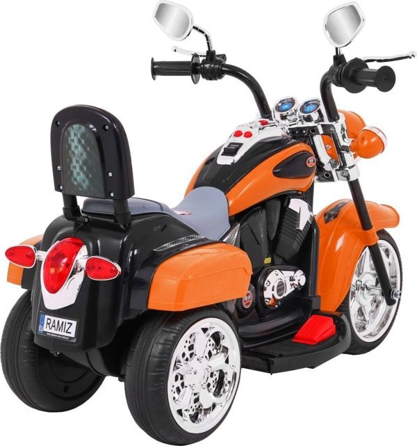 Motorek Chopper NightBike Πορτοκαλί