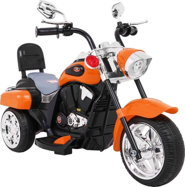 Motorek Chopper NightBike Πορτοκαλί