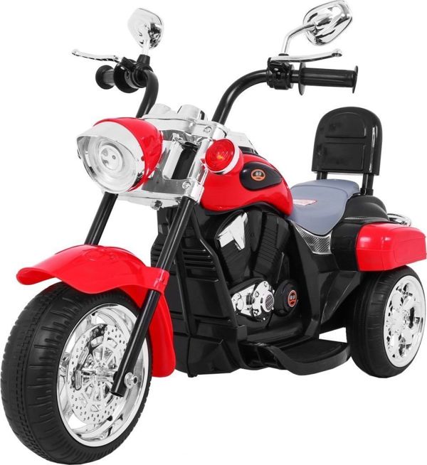 Motorek Chopper NightBike Czerwony