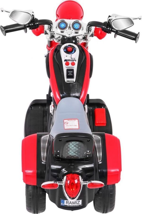 Motorek Chopper NightBike Czerwony