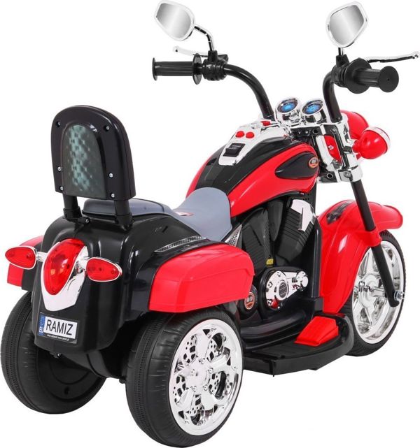 Motorek Chopper NightBike Czerwony