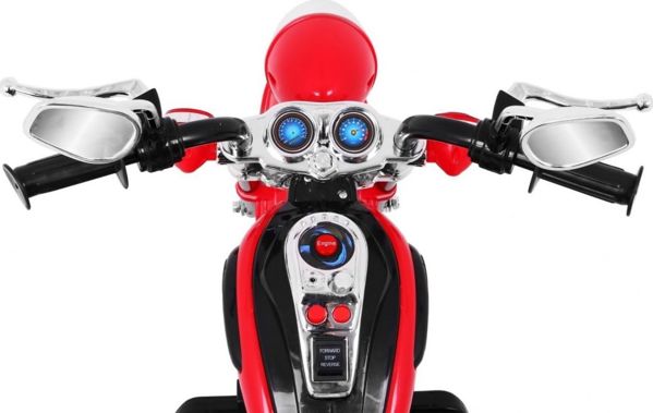 Motorek Chopper NightBike Czerwony