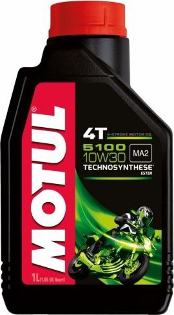 Motul OLEJ MOTUL 10W30 1L 5100 4T ESTER TECHNOLOGY / MOTOCYKLE