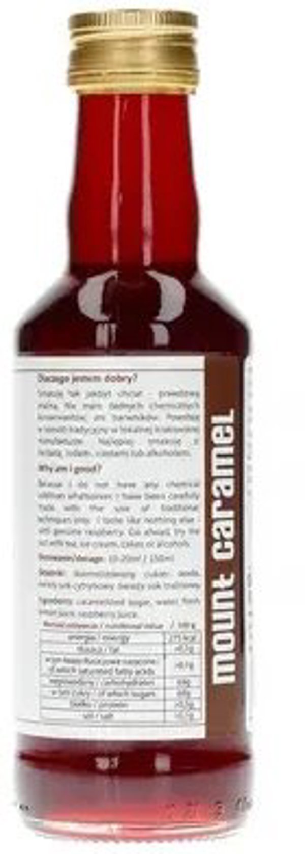 Mount Caramel Mount Caramel Dobry Syrop - Malinowy 200 ml