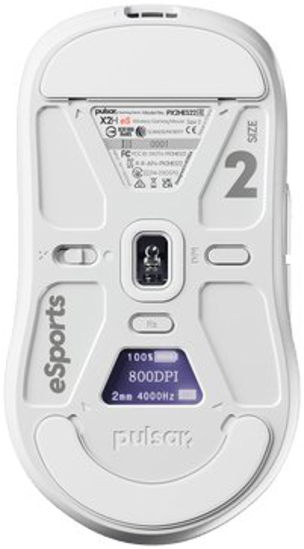 MOUSE USB OPTICAL WRL X2H/MEDIUM WHITE PX2HES22 PULSAR PX2HES22 (8809773555777)