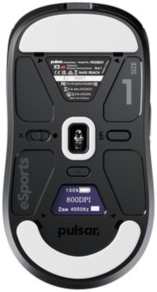 MOUSE USB OPTICAL WRL X2 V3/ES SIZE1 BLACK PX23ES11 PULSAR PX23ES11 (8809773556293)