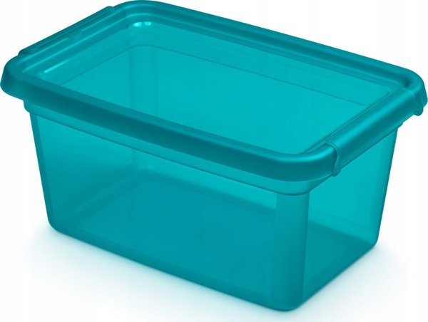 Δοχείο αποθήκευσης Moxom MOXOM BaseStore Color, 4,5l, ωκεανός, διαφανές μπλε