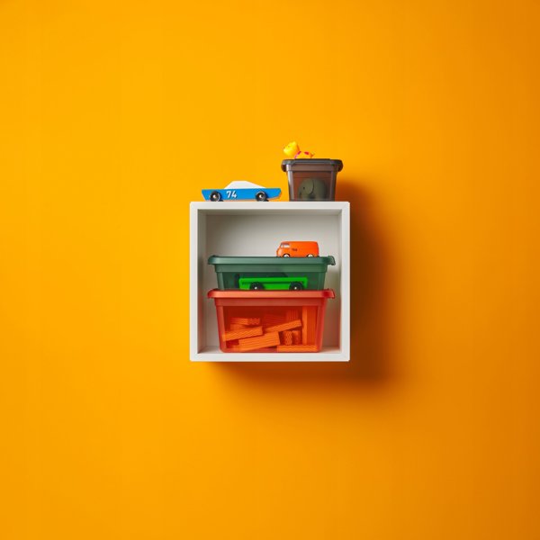 Δοχείο αποθήκευσης Moxom MOXOM BaseStore Color, 4,5l, ωκεανός, διαφανές μπλε