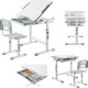 Mozos DC-SET Εργονομικό Σετ Παιδικού Γραφείου και Καρέκλας με Ρυθμιζόμενο Ύψος και Κλίση, 664x474 mm