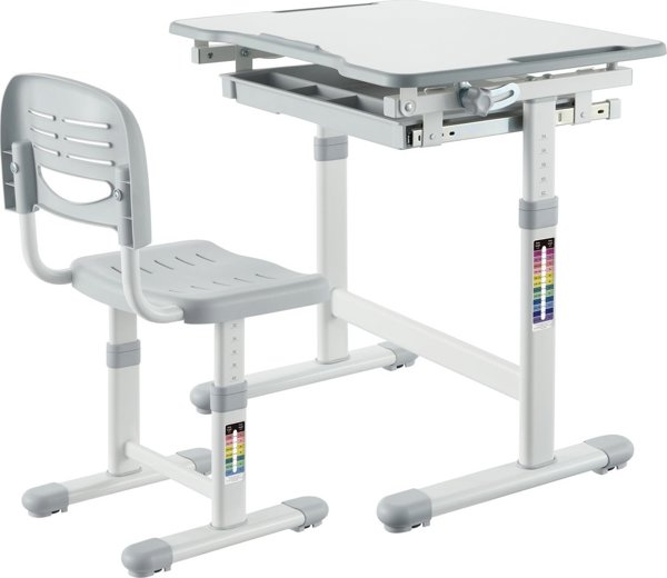 Mozos DC-SET Εργονομικό Σετ Παιδικού Γραφείου και Καρέκλας με Ρυθμιζόμενο Ύψος και Κλίση, 664x474 mm