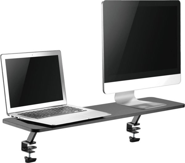 Mozos Βάση Clamp Dual Riser - μαύρη