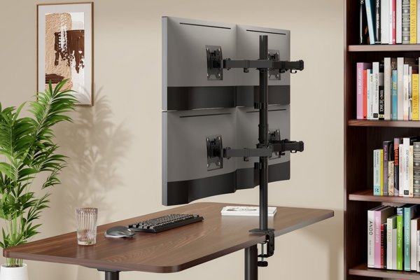 Βάση MOZOS MS04 VESA Γραφείου για 4 Οθόνες 17–32"