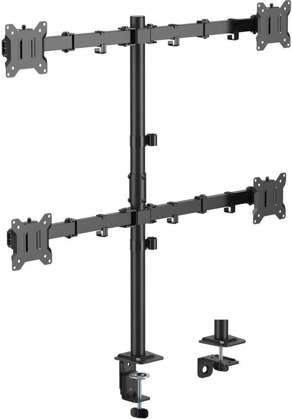 Βάση MOZOS MS04 VESA Γραφείου για 4 Οθόνες 17–32"