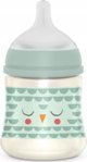 Suavinex Μπιμπερό SX Pro Bonhomia Κουκουβάγια, 150ml, Σιλικόνη με Φυσιολογική Θηλή Αργής Ροής, Μέντα