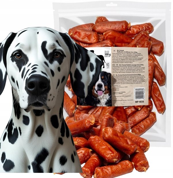 Mr. Pretzel Λουκάνικα με κουνέλι 5εκ 500γρ