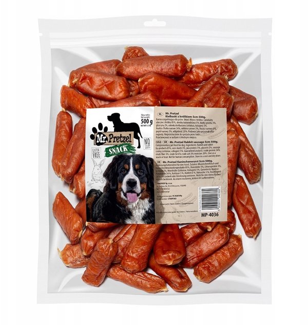 Mr. Pretzel Λουκάνικα με κουνέλι 5εκ 500γρ
