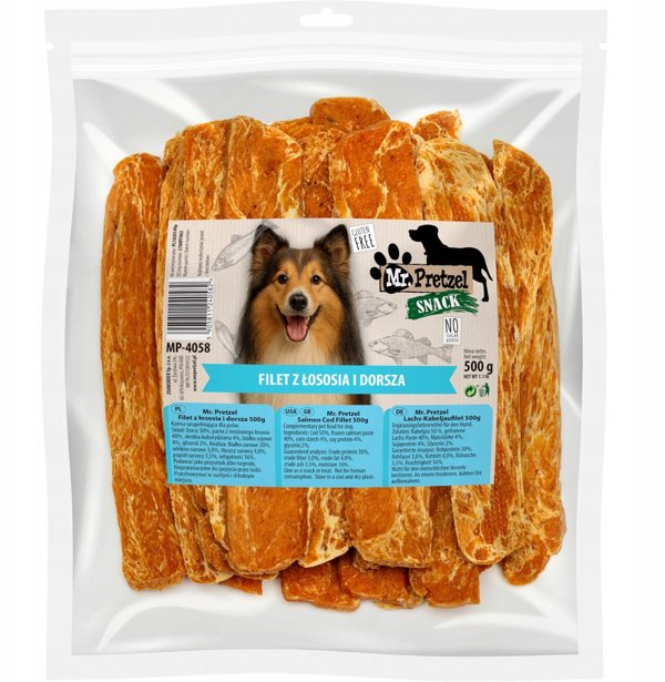 Mr Bandit Mr. Pretzel Φιλέτο από σολομό και μπακαλιάρο 500γρ