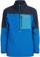 M'S Abrazo Fleece Half-Zip Jacket, Carbon and Atlantic, S