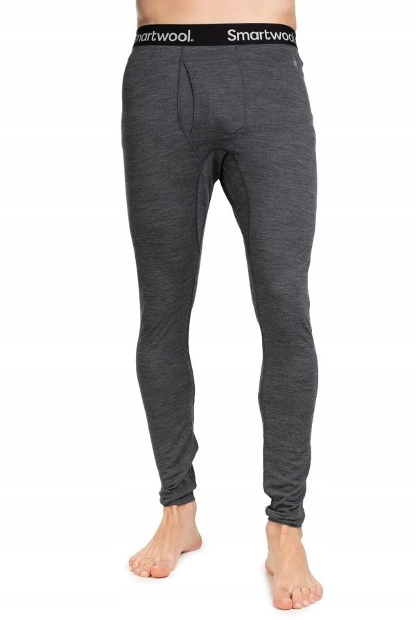 M'S Classic All-Season Merino Base Layer Bottom Boxed, D36 | iron heather, S