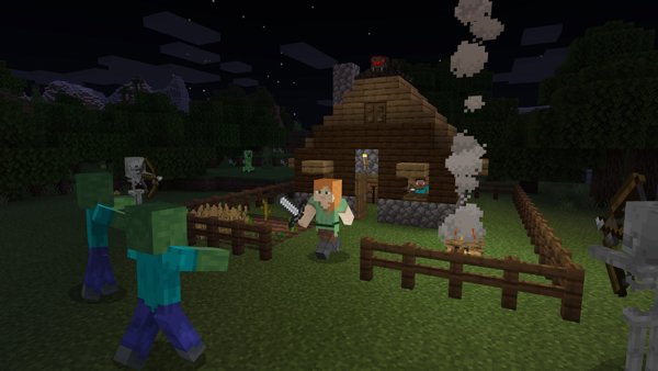 MS ESD Minecraft JavaBdrck Dlx XXS ML
