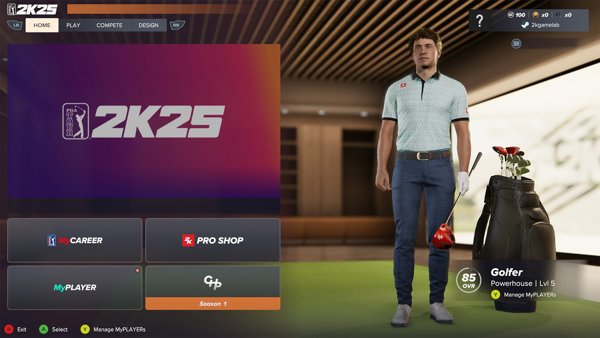 MS ESD PGA Tour 2K25 Legend Edition XXS ML