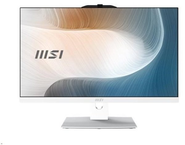 MSI PC AiO AM242TP (Modern AM242TP 1M-2022XEU), Core 5 120U, 23.8" FHD, Touch, 16GB, 512GB SSD, N/A, No OS, White