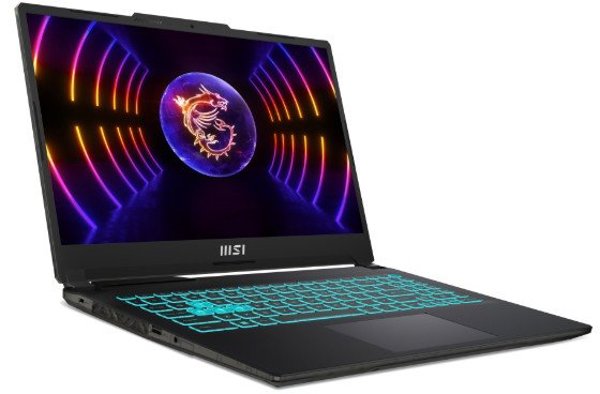 MSI Cyborg 15 A13VE-888 - Intel Core i5 13420H / 2.1 GHz - Win 11 Home - GeForce RTX 4050 - 16 GB RAM - 512 GB SSD NVMe - 39.6 cm (15.6") 1920 x 1080 (Full HD) @ 144 Hz - Wi-Fi 6E, Bluetooth - Translucent Black