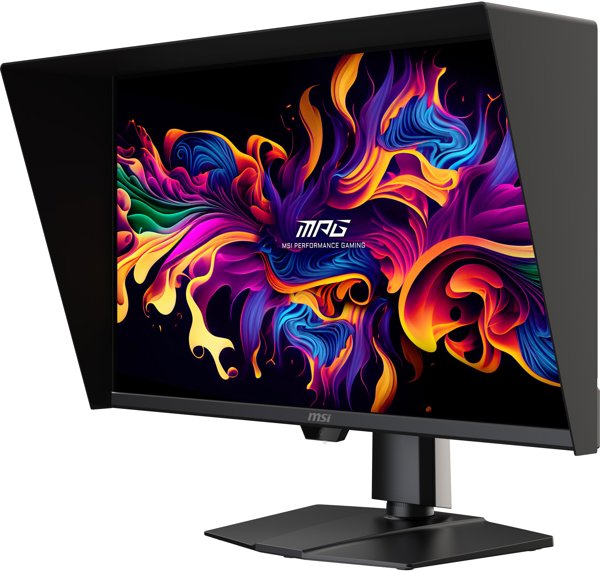 MSI MPG 271QR QD-OLED X50 26.5inch QD-OLED WQHD 500Hz 0.03ms 2xHDMI2.1 DP USB C PD98W Pivot