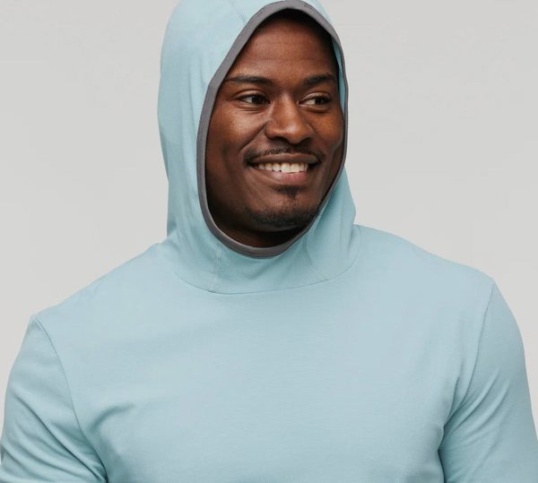 M'S Sombra Sun Hoodie, Sea Spray, M