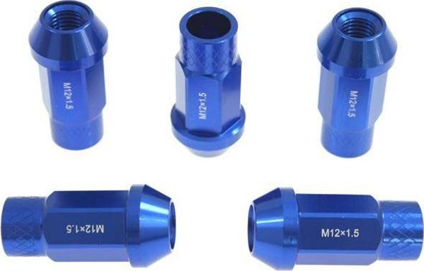 MTuning_F Παξιμάδια JBR 50mm M12 x1.5 ΜΠΛΕ