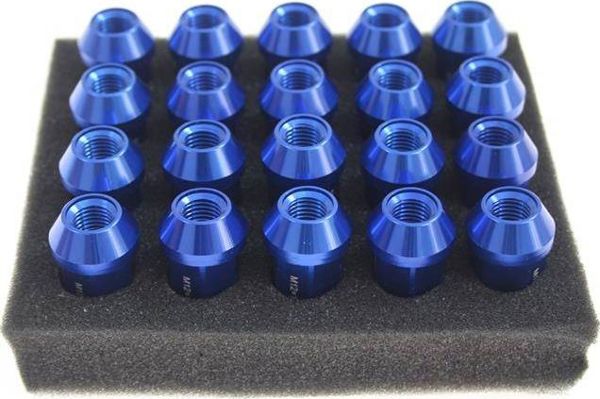 MTuning_F Παξιμάδια JBR 50mm M12 x1.5 ΜΠΛΕ