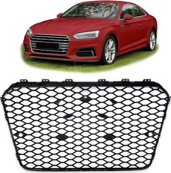 MTuning Grill sportowy Gloss Black AUDI A5 przed liftem 2016-2019