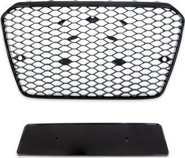 MTuning Grill sportowy Gloss Black AUDI A5 przed liftem 2016-2019