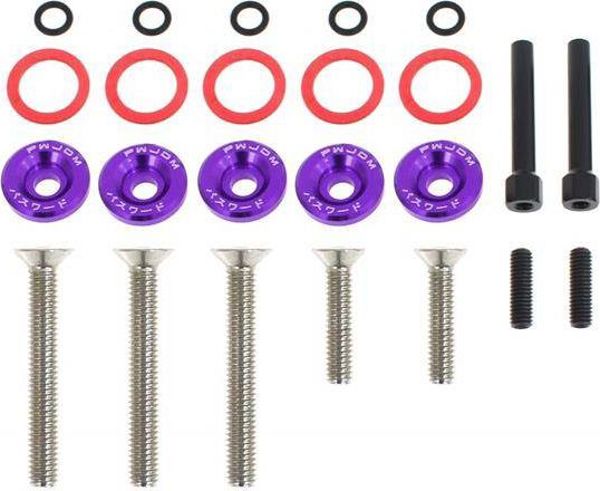 MTuning_F Srubki Pokrywy Zaworow Honda Civic D-Seria JDM Purple