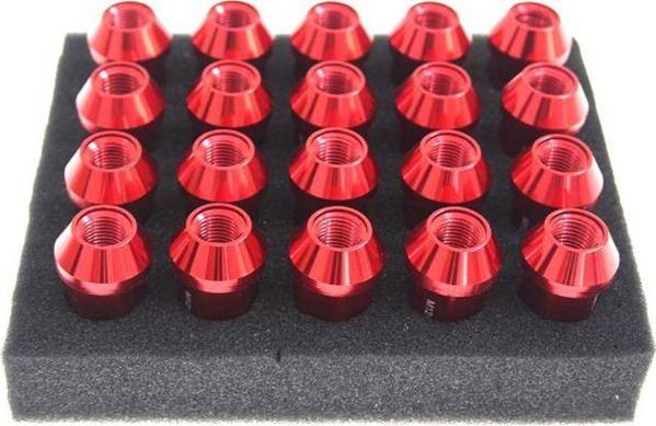 MTuning F Nakretki JBR 50mm M12 x1.25 RED