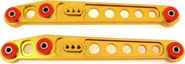 MTuning Ψαλίδια Πίσω Κάτω για Honda Civic 96-00, Σετ Αλουμινίου, Gold, με Πολυουρεθάνη
