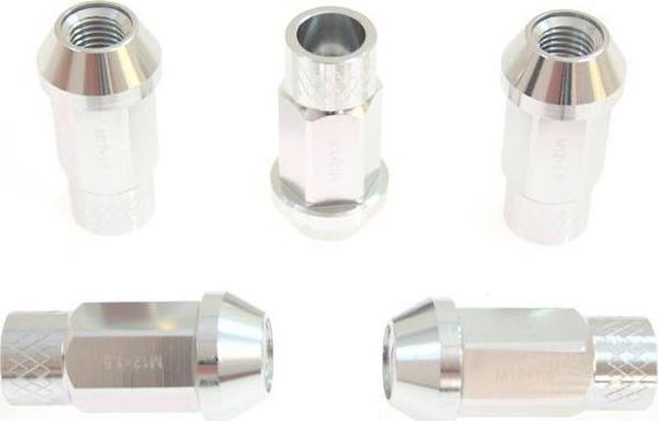 MTuning_F Nakretki JBR 50mm M12 x1.25 SILVER