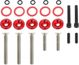MTuning_F Srubki Pokrywy Zaworow Honda Civic D-Seria JDM Red