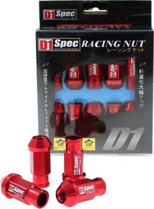 MTuning F Nakretki D1SPEC Replica Race M12x1.25 Red