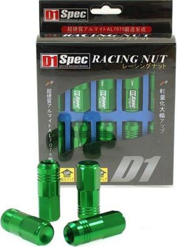 MTuning_F Nakretki D1SPEC Replica EW M12x1.25 Green