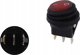 MTuning Διακόπτης Round ON-OFF 3PIN Κόκκινος