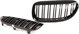 MTuning Σπορ γρίλια διπλά πτερύγια Gloss Black BMW 6 E63 E64 2003-2010