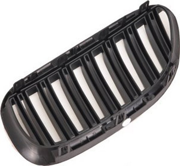 MTuning Σπορ γρίλια διπλά πτερύγια Gloss Black BMW 6 E63 E64 2003-2010
