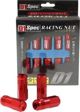 MTuning_F Nakretki D1SPEC Replica EW M12x1.5 Red
