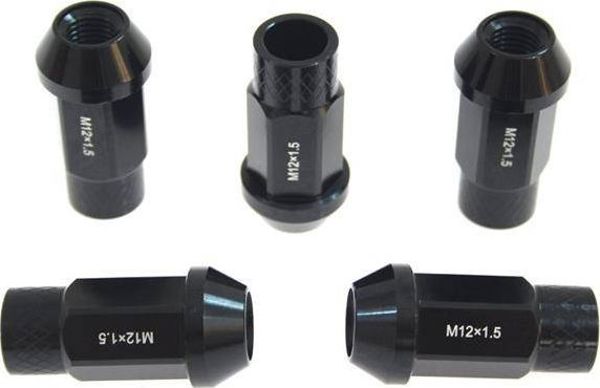 MTuning F Καρυδάκια JBR 50mm M12 x1.25 ΜΑΥΡΑ