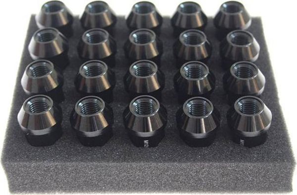 MTuning F Καρυδάκια JBR 50mm M12 x1.25 ΜΑΥΡΑ